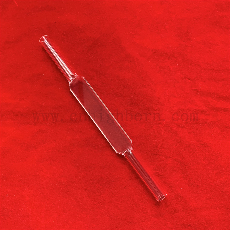 Utensili da laboratorio dimensioni personalizzate flusso di precisione elevata attraverso la cuvetta di vetro in quarzo a spettrofotometro cellulare