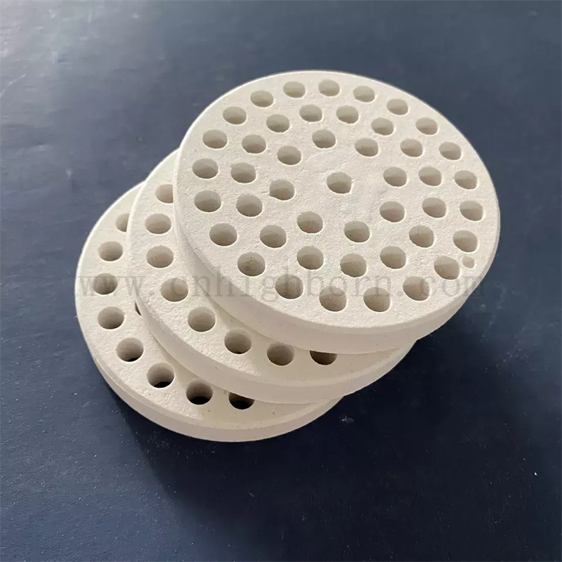 Piastra di riscaldamento a gas in ceramica coorderite mullite