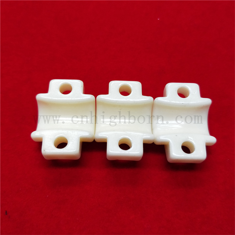 Bush di allumina personalizzato 99 al2o3 guscio di lucidatura della superficie irregolare in ceramica