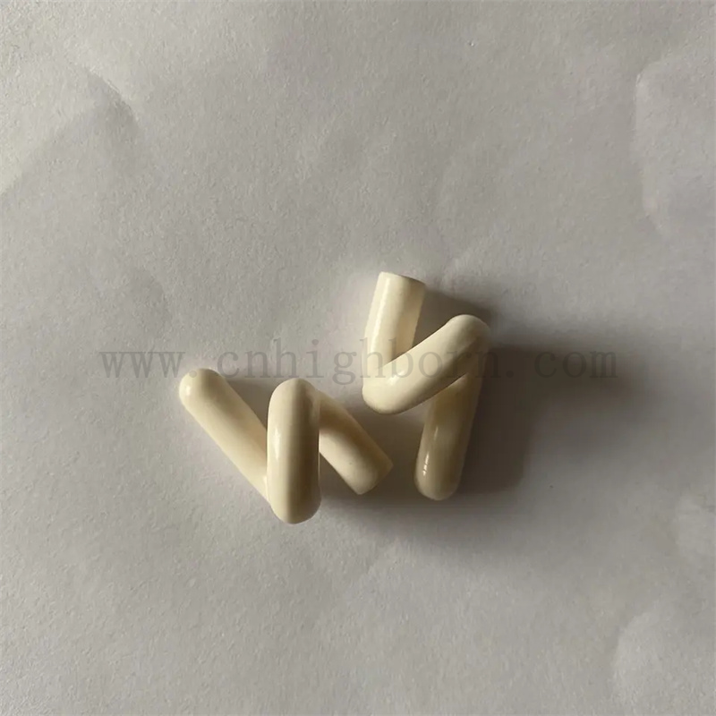 Resistenza all'usura AL2O3 Guide in ceramica in ceramica in ceramica di allumina
