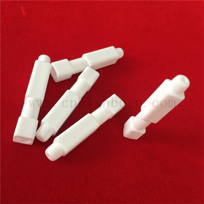 Tubo di elettrodi ceramica AL2O3 personalizzato per stufa a gas di allumina vetrata