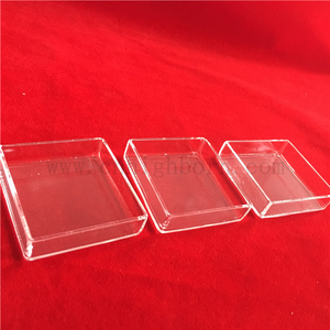Piastra Petri in vetro di quarzo trasparente personalizzata resistente al calore