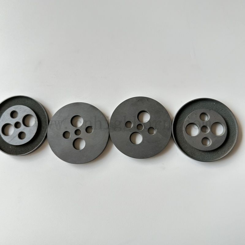  SIC Ceramic Disc Shilvery tondo in carburo di silicio con alta resistenza all'usura