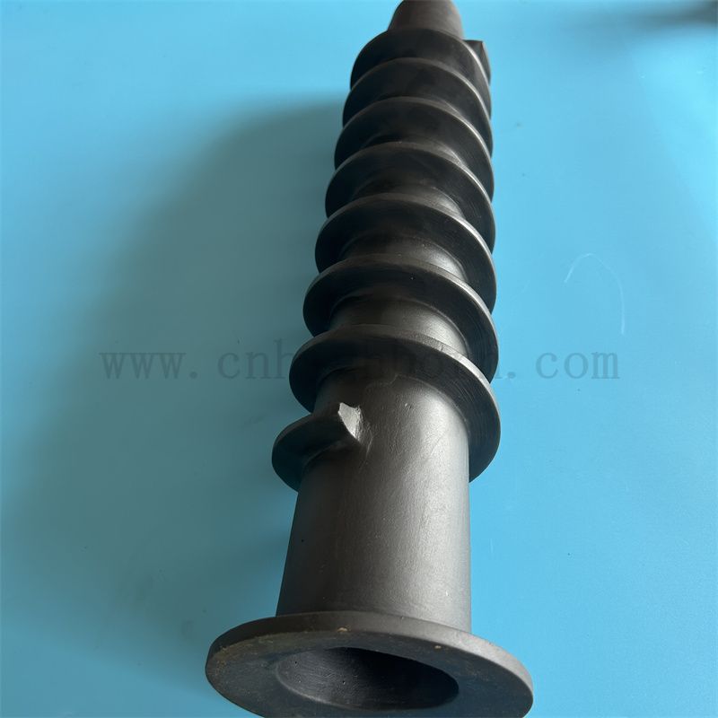 Resistenza alla corrosione Tubo in carburo di silicio in ceramica RBSIC