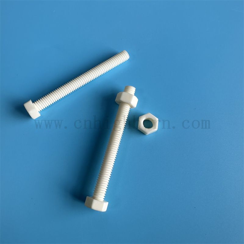 Bullone e da dado esagonali AL2O3 personalizzato Alumina Alumina AL2O3