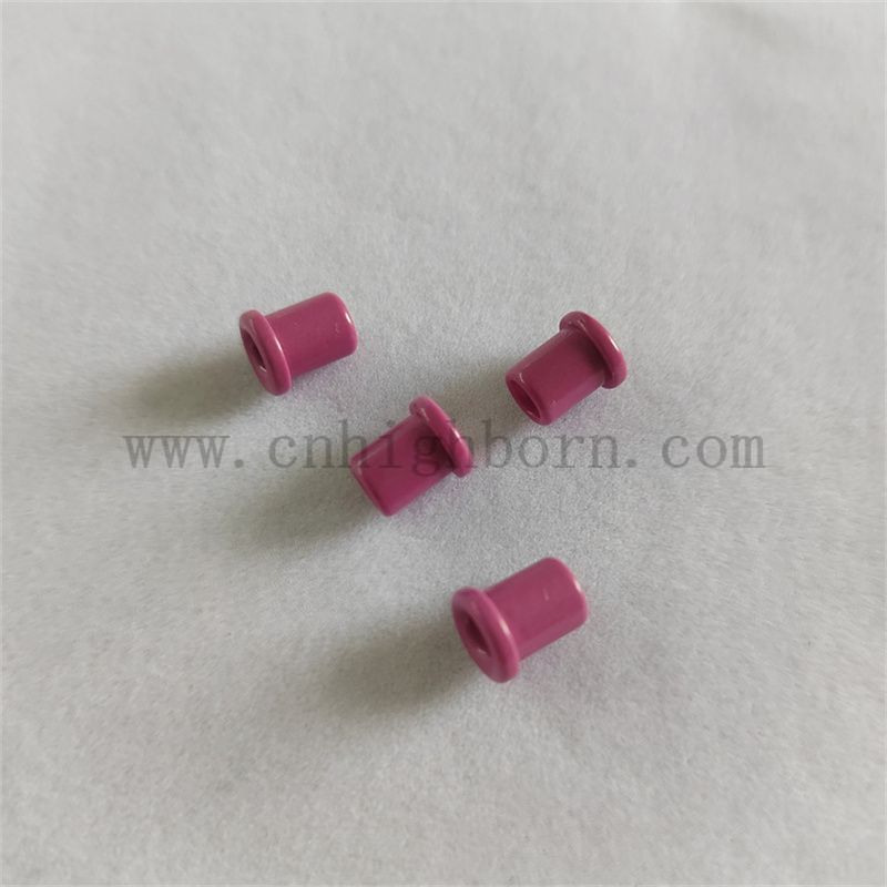 occhiello in ceramica rosa 