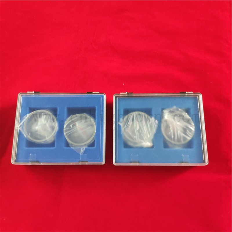 Cellule in quarzo chiare per misurazioni di riflesso 12 ml di cellule di vetro cilindriche rotonde spettrofotometro cuvetta in quarzo