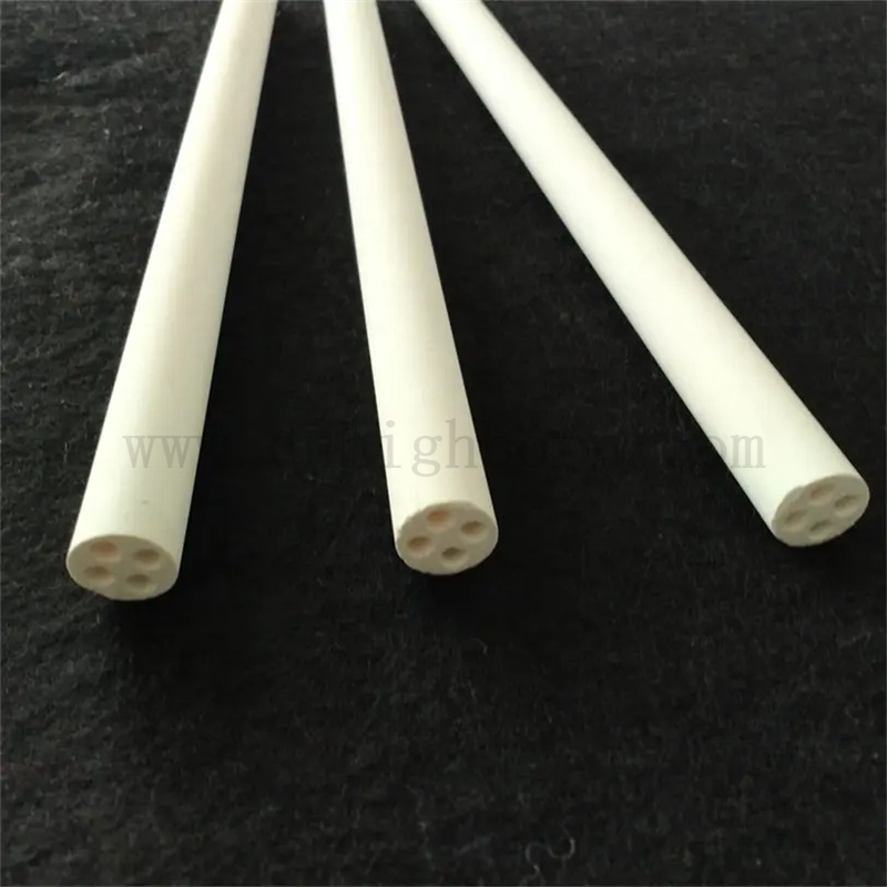 Tubo di isolamento ceramico ad alta purezza per tubo ceramico mgo