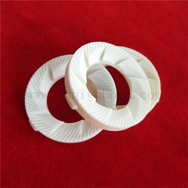 Smerigliatrice al pepe di allumina personalizzata AL2O3 Burr di caffè in ceramica