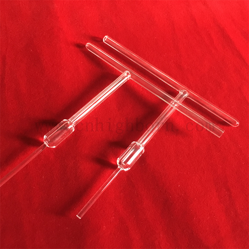 Dimensione personalizzabile Alta temperatura di resistenza al quarzo tubo di silice fuso tubo di quarzo trasparente