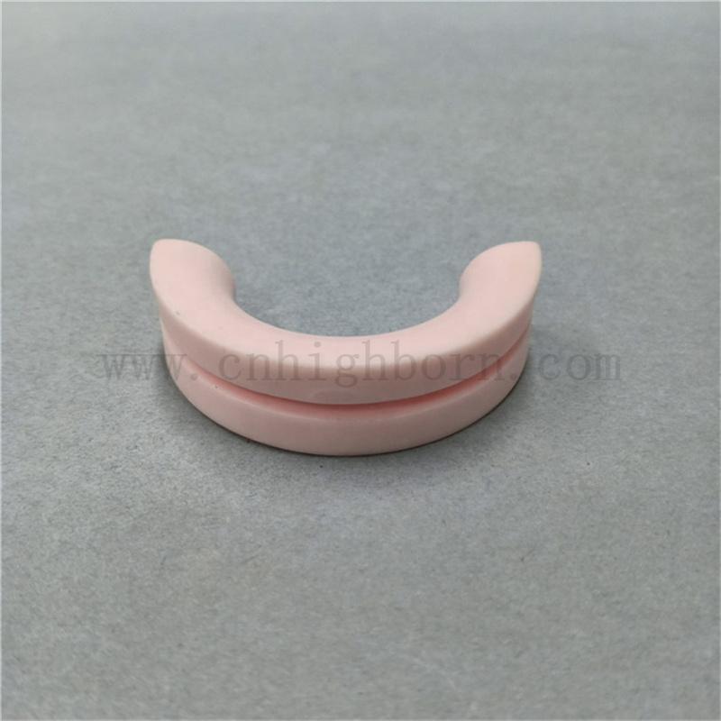 In stock lucido AL2O3 Allumina Ceramica Open Open Styles Guide in filo di filo tessile 