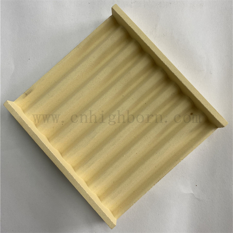 Vassoio di sinterizzazione in ceramica zirconia di zirconia a zirconia refrattaria