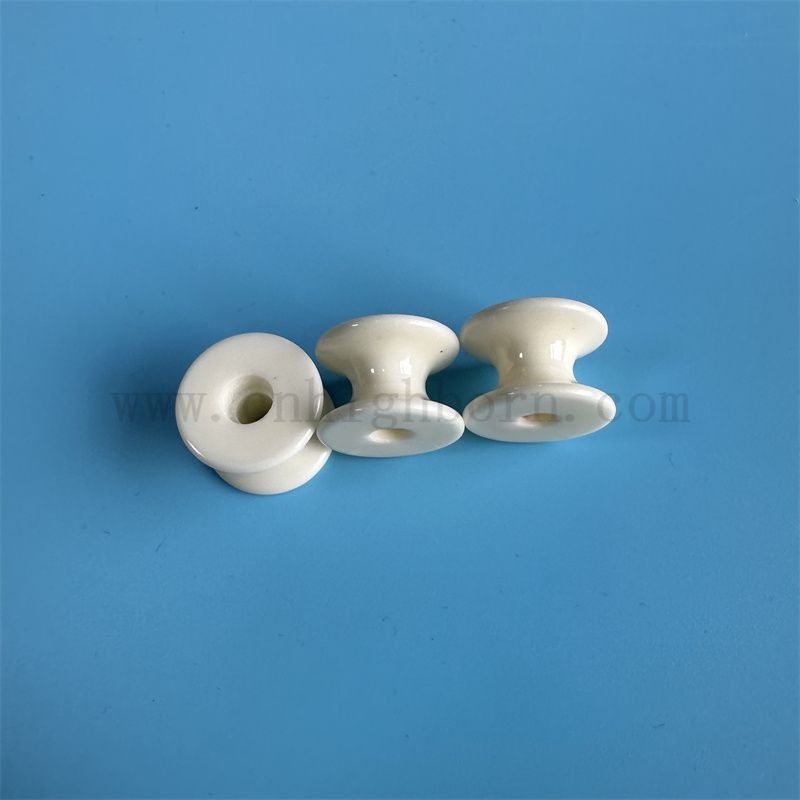 Accessori per macchinari tessili di resistenza all'usura di alta qualità Accessori in ceramica di allumina in diverse dimensioni