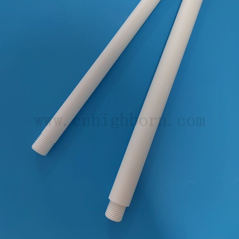 Tubo di tubo di protezione in ceramica personalizzata 99% BN tubi in ceramica con filo 
