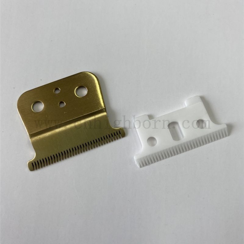 Match Match Zirconia Ceramic Ceramic Clipper Blade Set con lama da barbiere in metallo