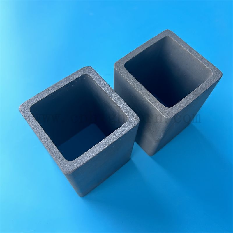 Isolatore Sinterazione del tubo quadrato in carburo di silicio Sinterizzazione del tubo ceramico SiC