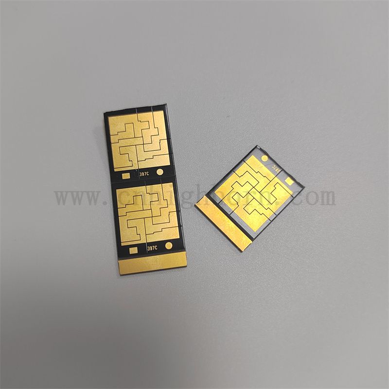 MO MN personalizzato Alumina AL2O3 DBC DPC AMB METALLIZZATO CERAMICO PER COMPONENTO ELETTRONICO