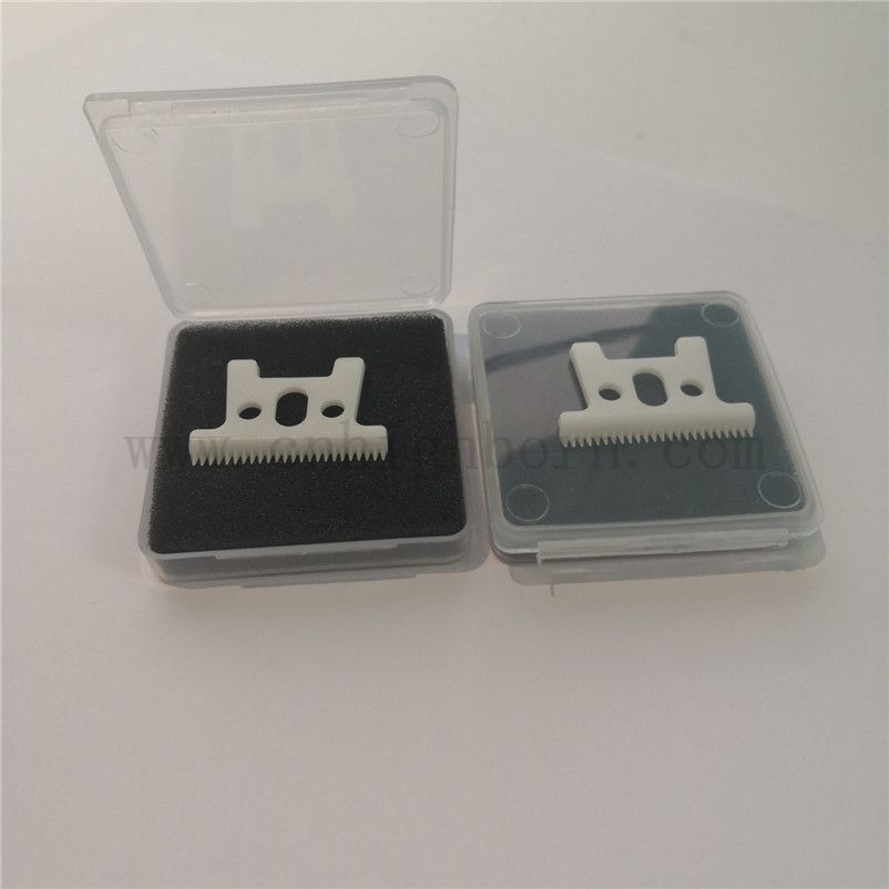 White Zirconia Ceramic Trimmer Blade Wear Resistance Pet Grooming Ceramic Blade