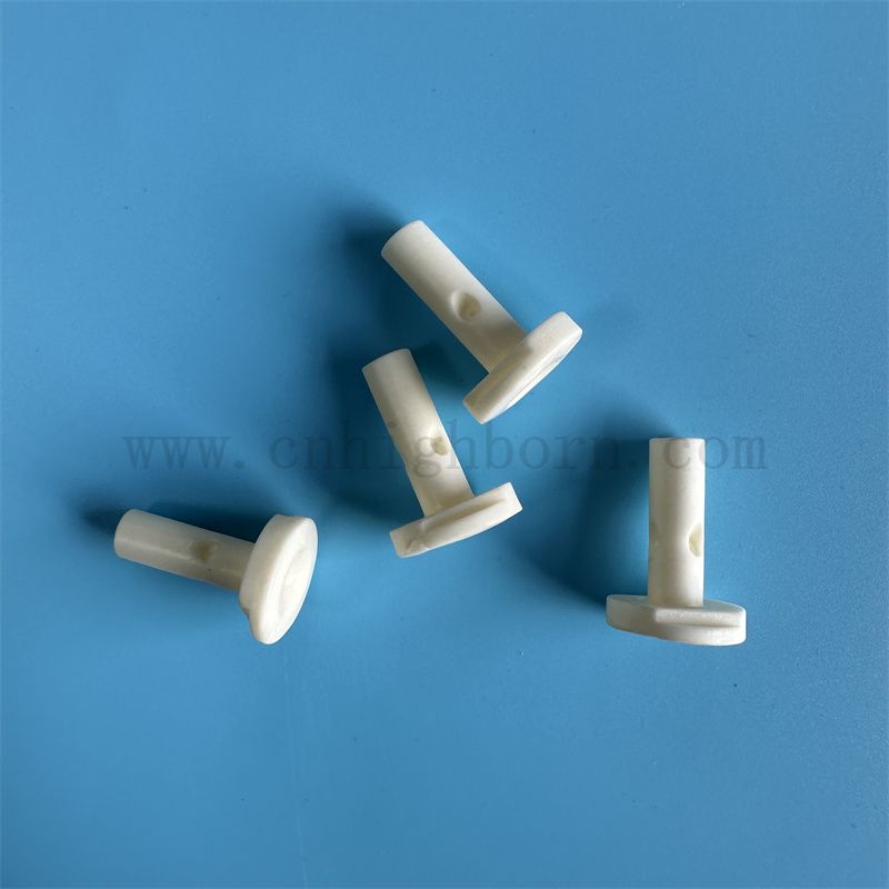 Precisione isolante elettrica 99,85% Pin in ceramica di allumina AL2O3