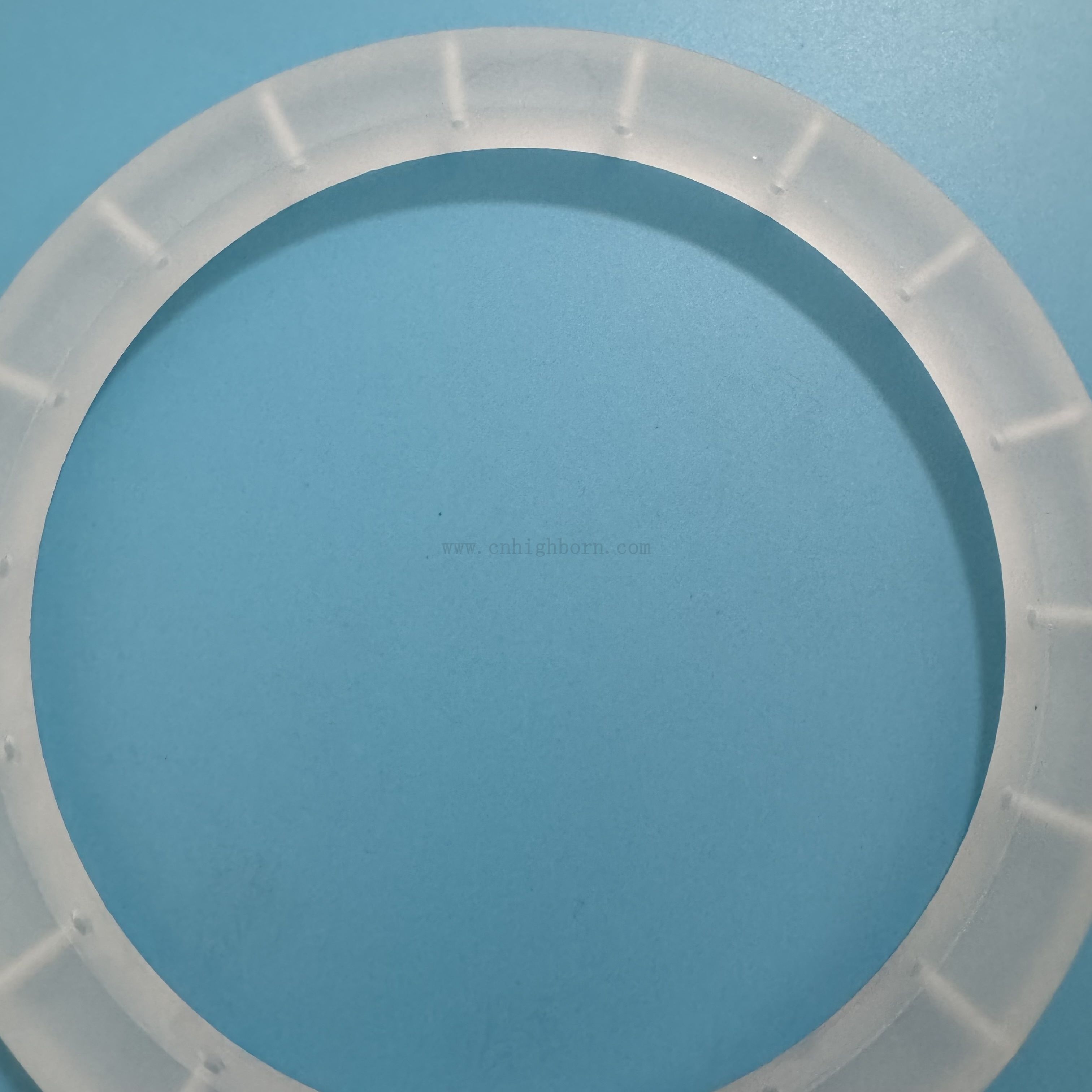 Resistenza al calore Flangia di vetro in quarzo glassata con foro per applicazioni industriali