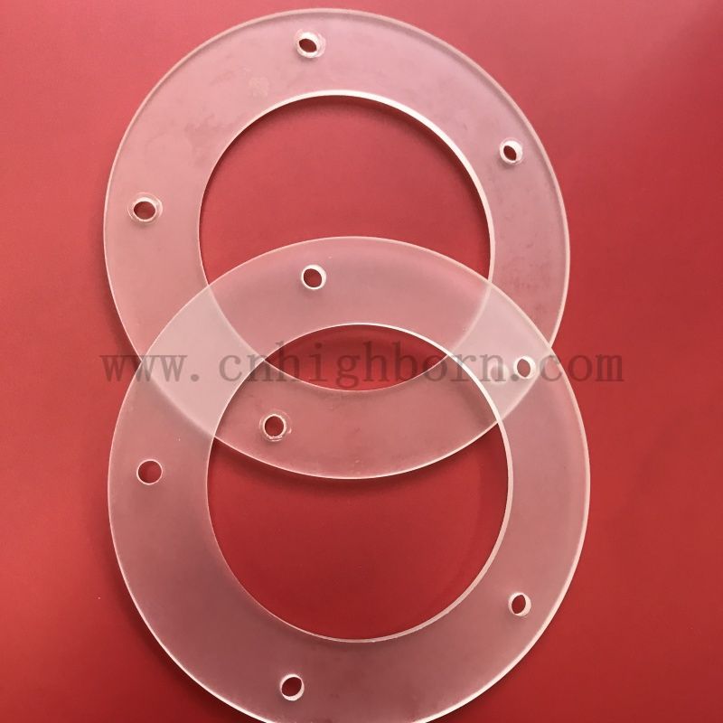 Flangia di quarzo personalizzata