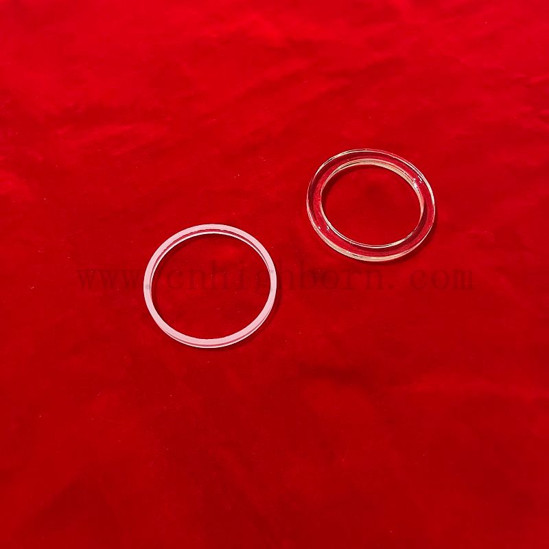 Flangia di quarzo a macinatura chiara di alta qualità per personalizzare