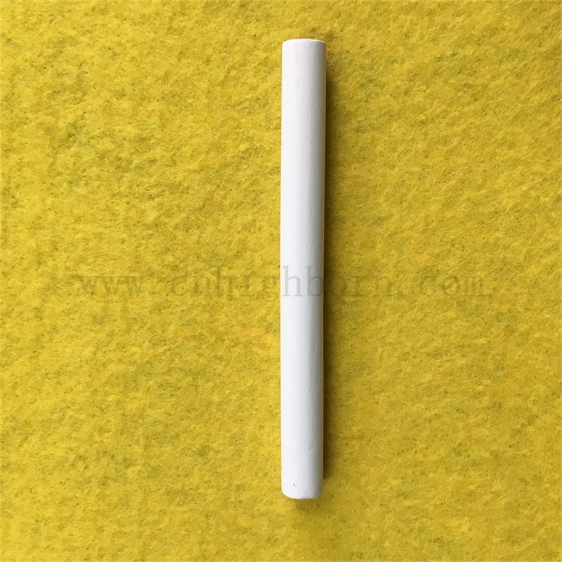 Porosità personalizzata Pipi di ceramica di allumina porosa bianca tubi filtro AL2O3