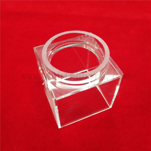 Utensili da laboratorio Prezzo di fabbrica Cella a flusso Spettrofotometro UV Cuvetta in vetro al quarzo