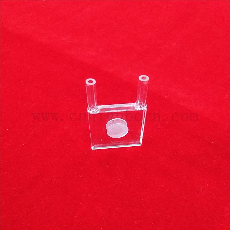  Strumenti di ricerca di laboratorio Analyzer chimica Reazione Cuvetta al quarzo per spettrofotometro visibile