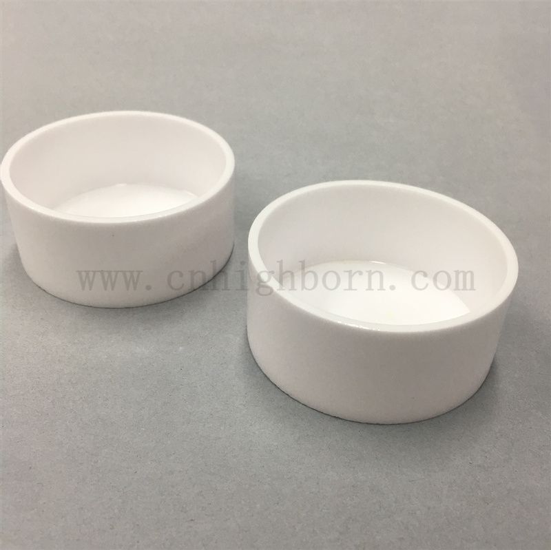 Glazing Surface Alumina Crucible Alumina Cramica Crucible