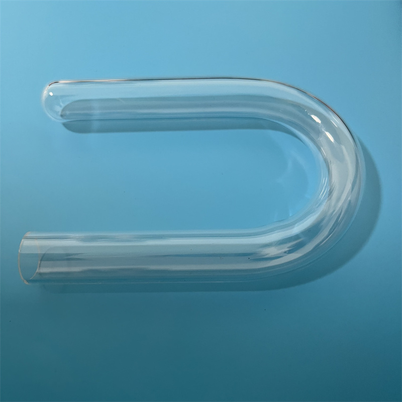 Resistenza al calore a forma a forma di vetro in silice personalizzato trasparente trasparente