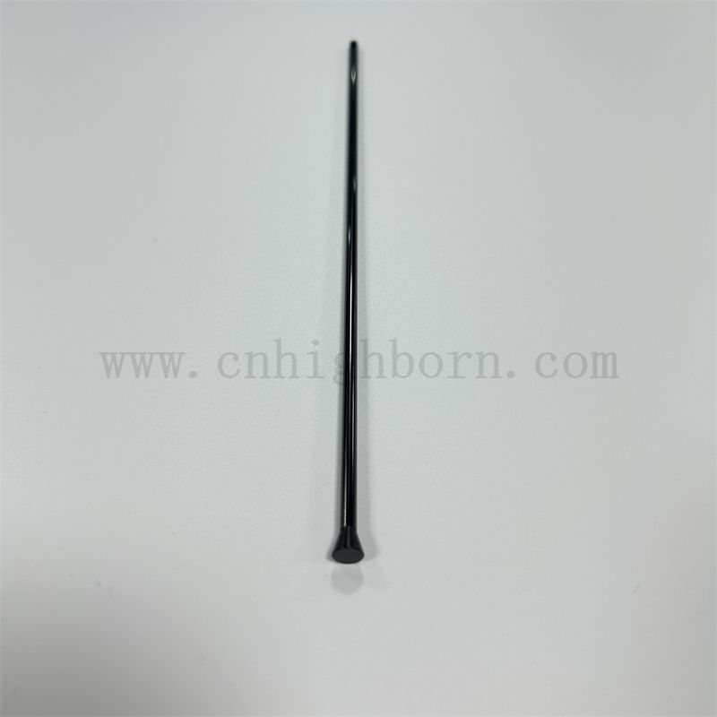 Barra ceramica di ossido di zirconio nero /biella ad alta durezza Resistente alla corrosione OEM