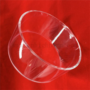 Piastra Petri in vetro al quarzo trasparente personalizzata con resistenza al calore 