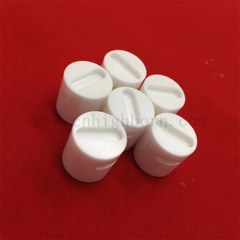 Asta scanalata di zirconia in lavorazione Zro2 Machined di precisione