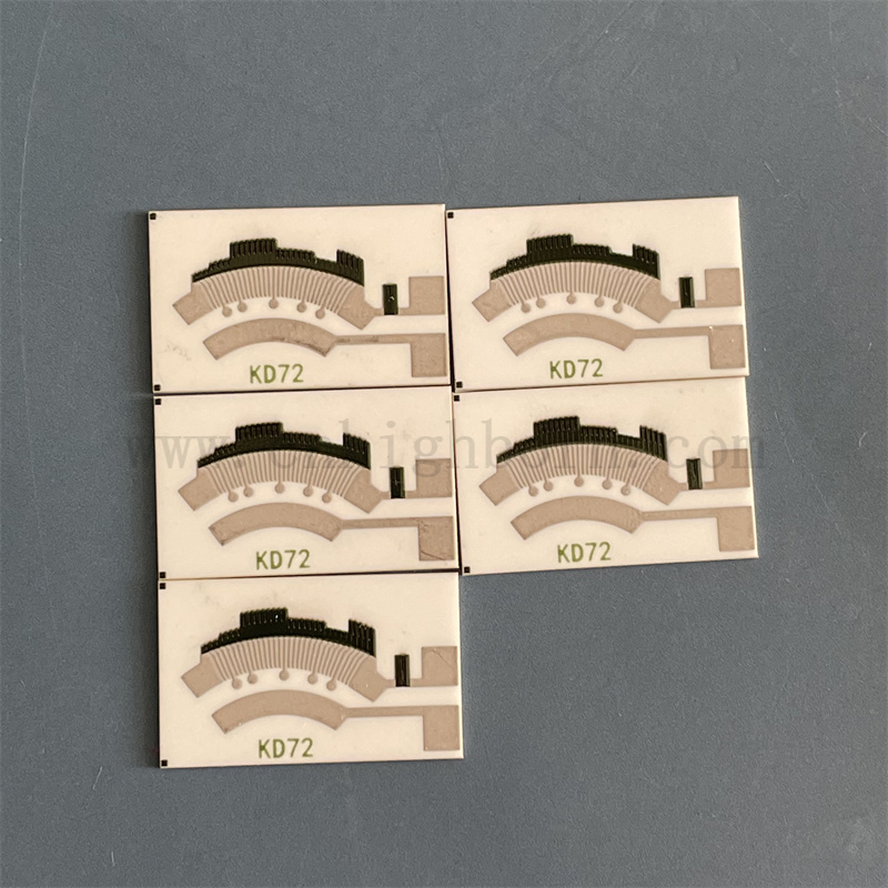 Stabilità di resistenza Rilevatore a livello di olio automobilistico Resistore del substrato di film spesso