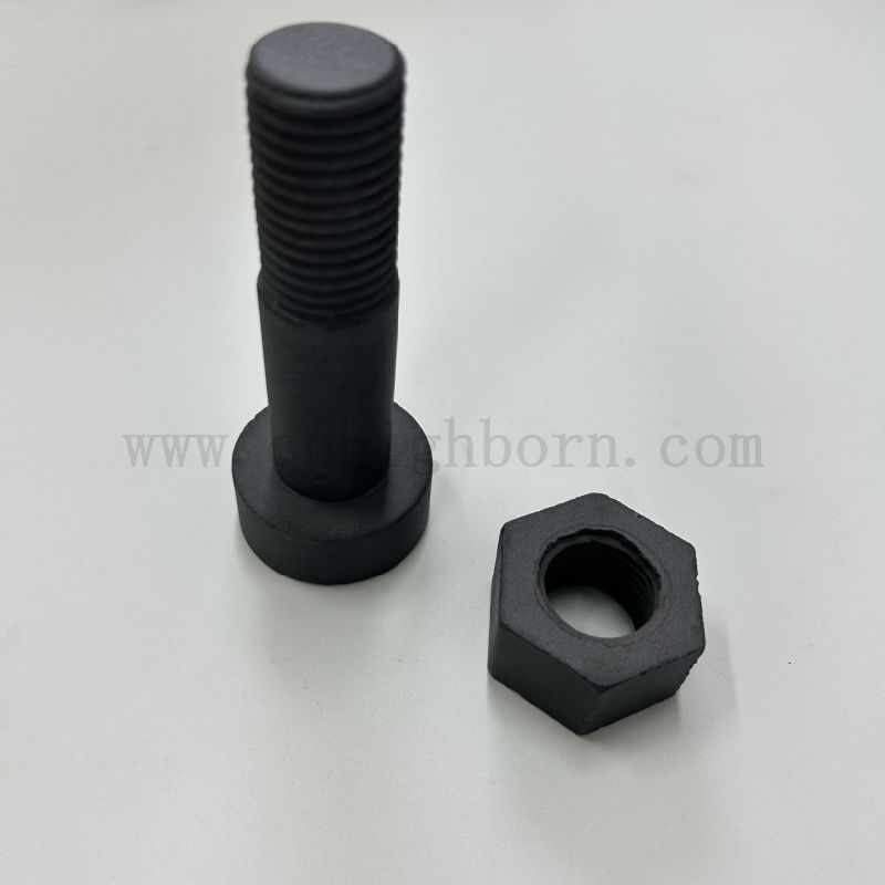  Vite ceramica in carburo di silicio resistente alla corrosione personalizzata e dadi SIC 