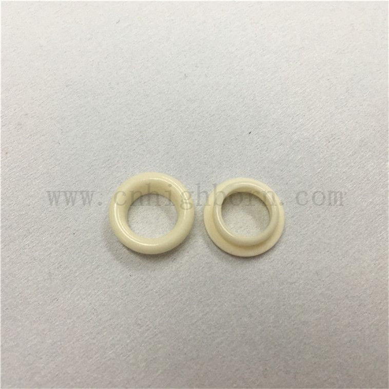 Ad alta purezza al 99% al2o3 ceramica allumina ad anello in ceramica occhiello filettato