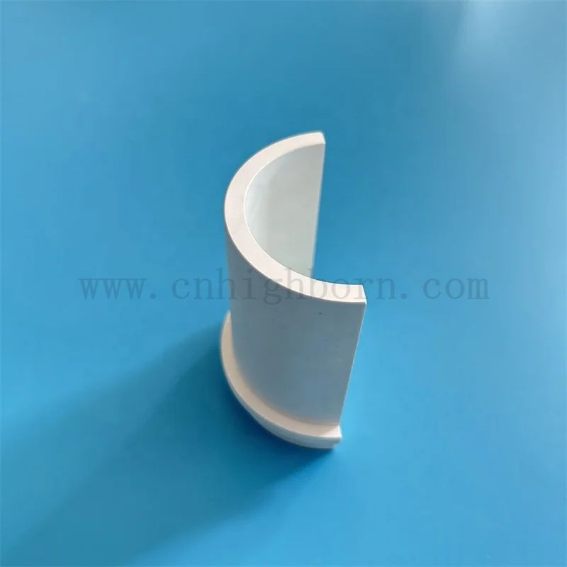 Nitruro di boro isolante parte irregolare conducibilità termica ad alta conducibilità bn mezzo tubo/tubo in ceramica