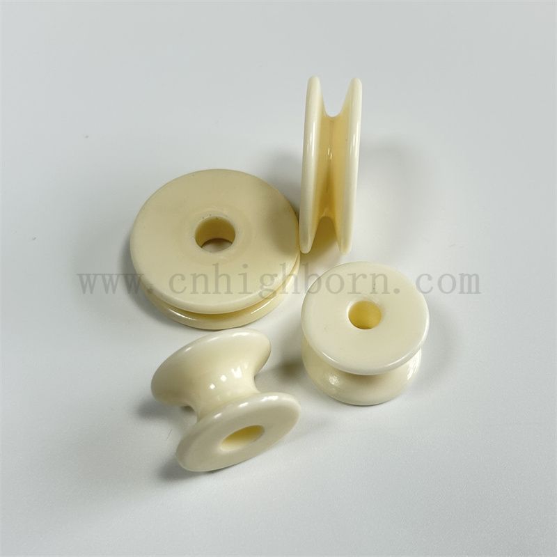 Allumina resistente all'uscita testruggenza tessile ceramica al2o3 filo in ceramica filo filo rullo di rotazione della macchina per macchinari