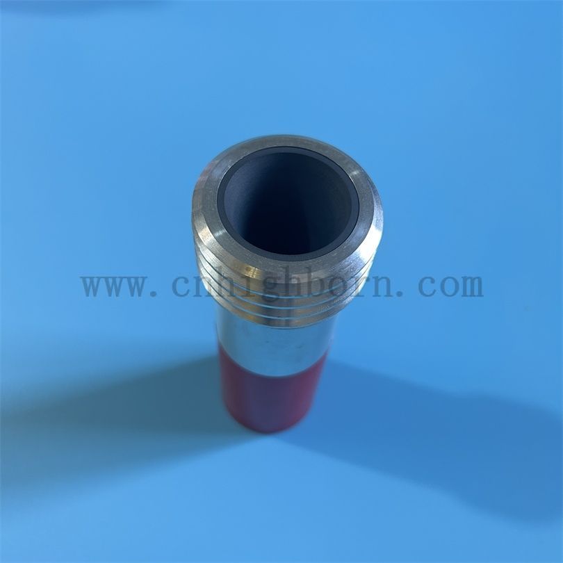 Ugello set interi set di ugello in ceramica in carburo di silicio con chiusura metallica 