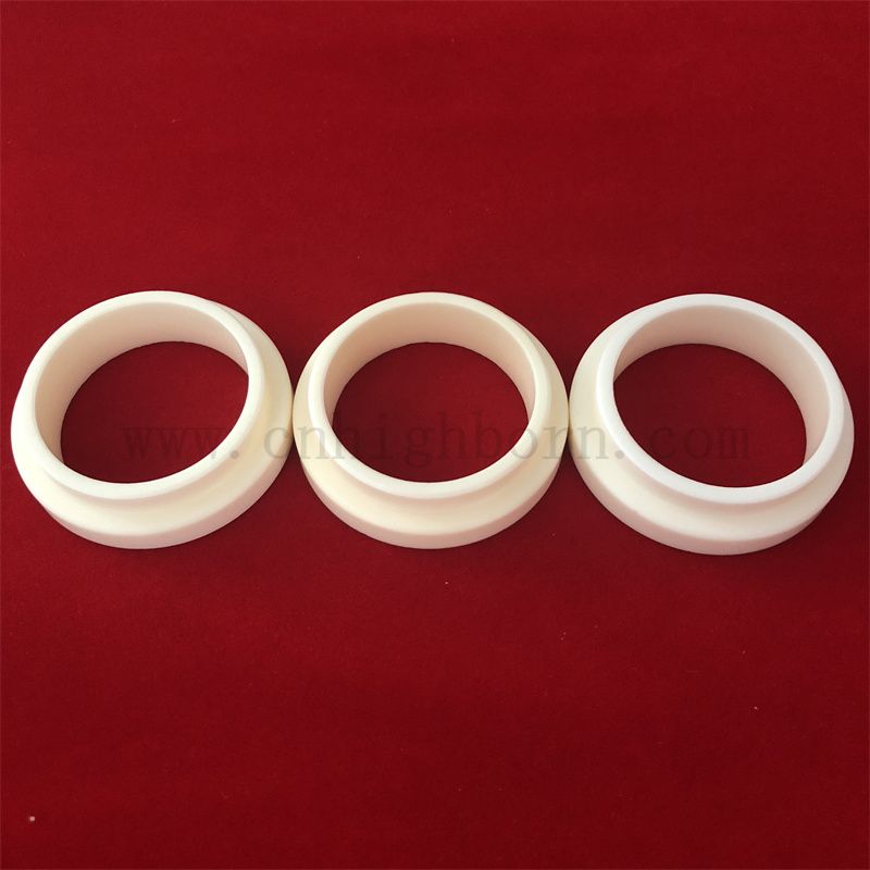 Resistente all'usura 95% 99% ALUMINA AL2O3 Anello ceramico GUARNIZIONE CERAMICA