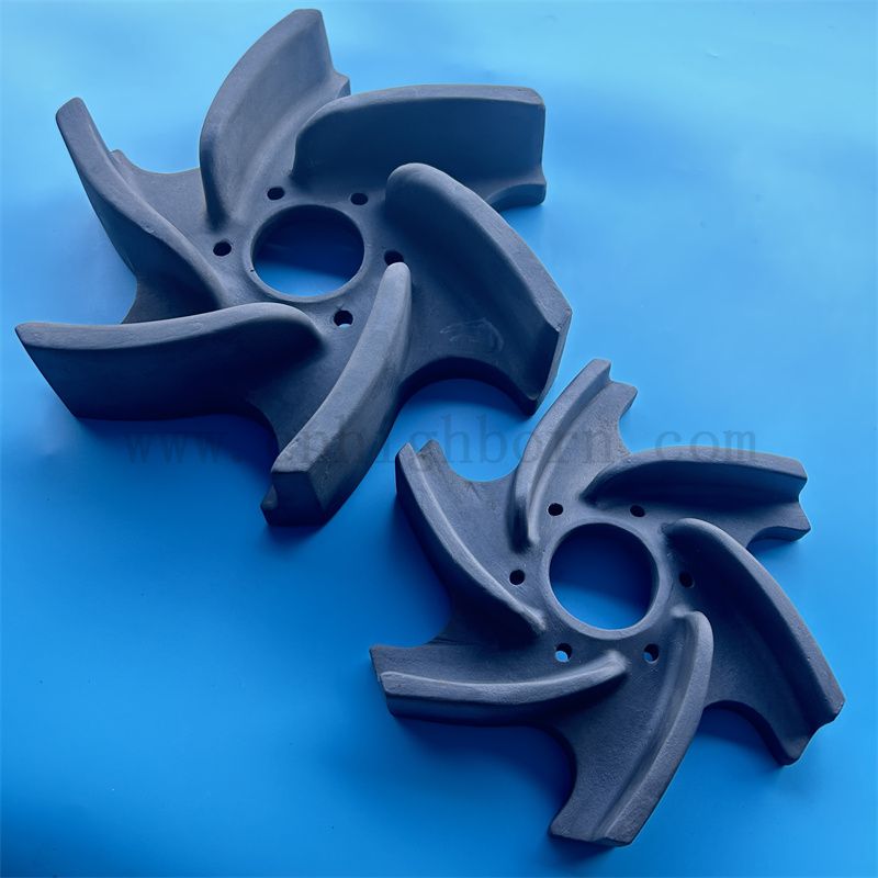 Reazione in carburo di silicio isolante Sinterita Sinterita di usura Sic Blocco irregolare