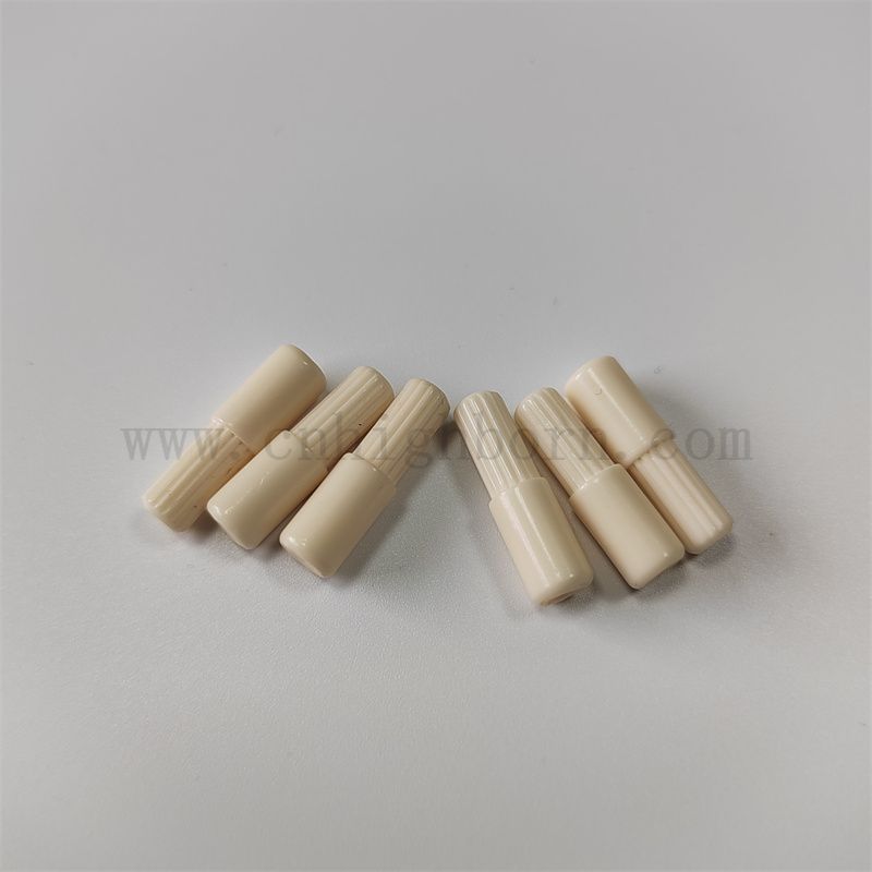 99,5% di aste di allumina elevata resistenza all'usura per utilizzo tessile Albone di isolamento in ceramica di allumina