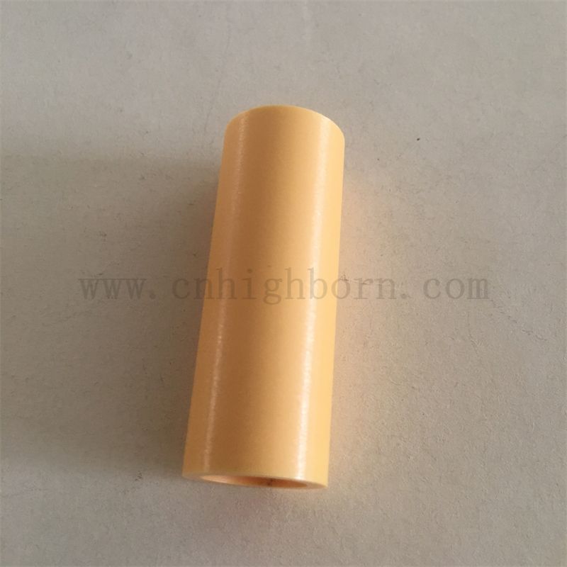 Parti in ceramica gialle del tubo ceramico di zirconio stabilizzato Mg-PSZ MgO Boccola/manicotto in ceramica ZrO2