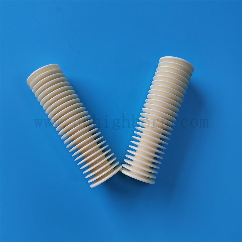 Rolle di guida in ceramica tessile 99% ruota filettata in ceramica allumina