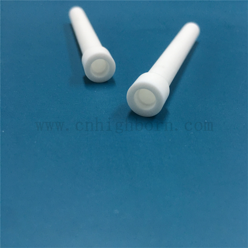 Sleeve macor in ceramica con vetro macchina elaborato facile elaborato con flangia