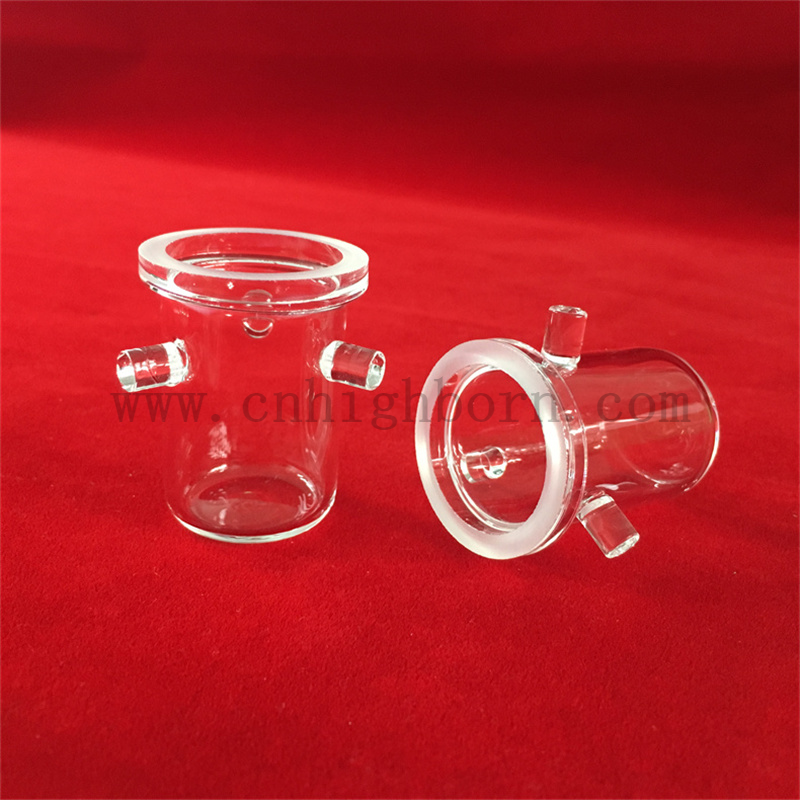 Resistenza al calore Ricerca di laboratorio personalizzato Research Clear Quartz Glass Crucible