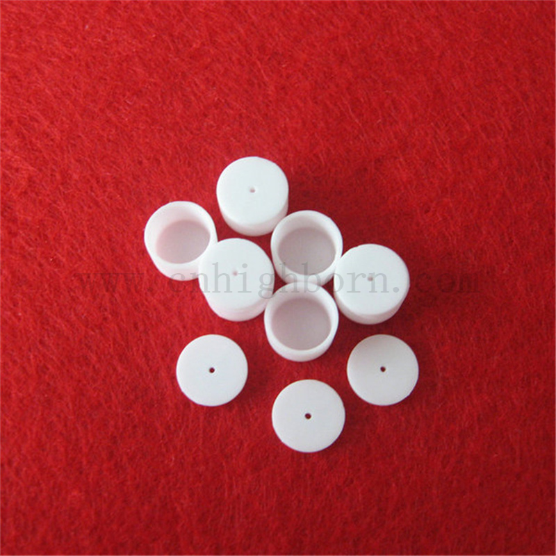 99 crogiolo di allumina con coperchio personalizzato AL2O3 ceramico analitico barca