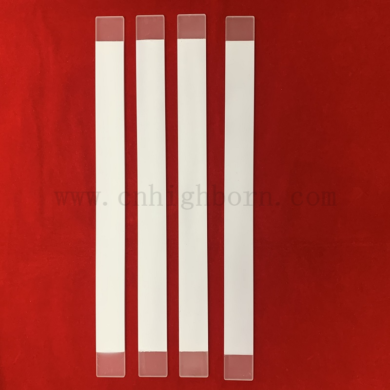 Film ceramica rivestito in vetro in quarzo in silice fuso trasparente