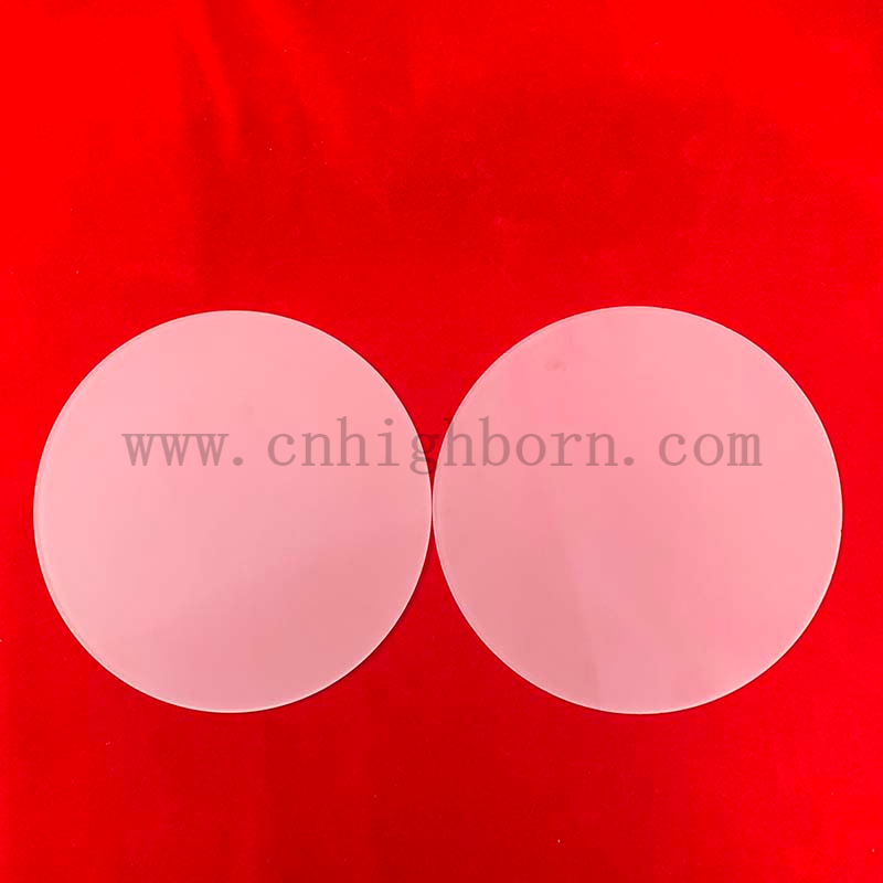 Piastra smerigliata di silice fusa